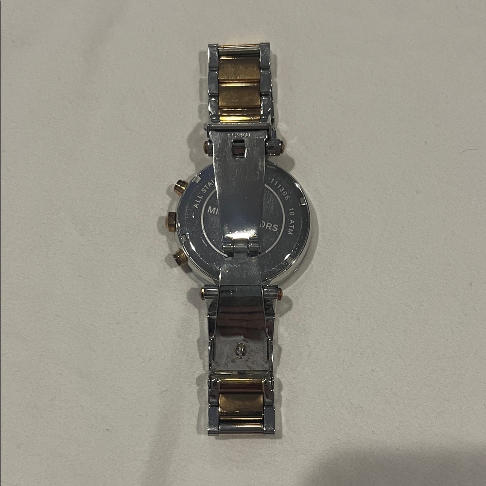 Michael Kors Gold and Silver Chronograph Watch - Picture 2 of 3